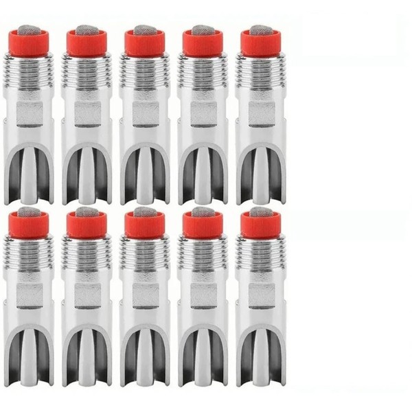 10Pcs Stainless Steel Nipple, Easy to Use Waterer for Cattle