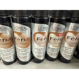 L'Oréal L'oreal Feria shimmering multi tone hair color 6.60 glowing red-hot red