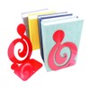 1Pair Music High Note Art bookends bookends Gift Red