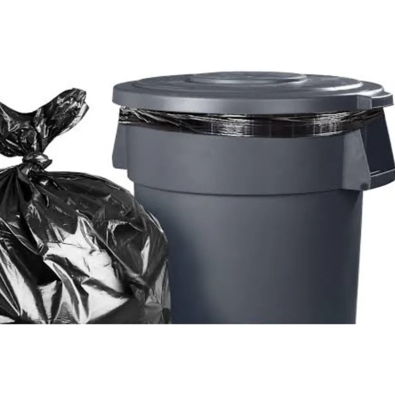 Bolsa Negra Basura Jumbo-grande Cesto33 X39 12pzs.83x1.03cm