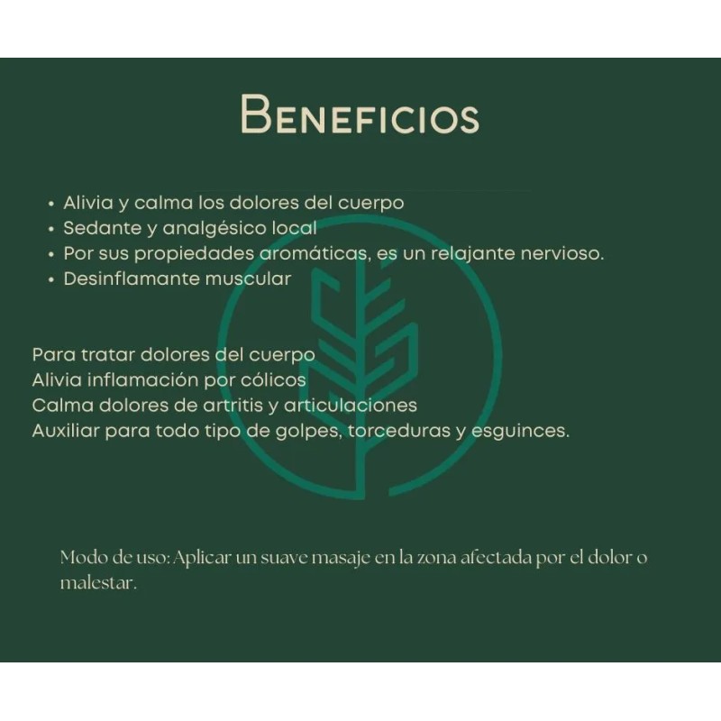 Pomada Relajante Para Dolores Musculares Y Antiestrés