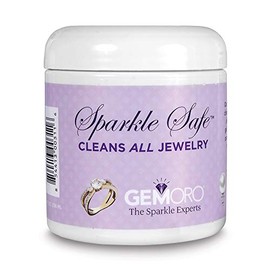 GemOro Sparkle Safe Jewelry Cleaner, Jar