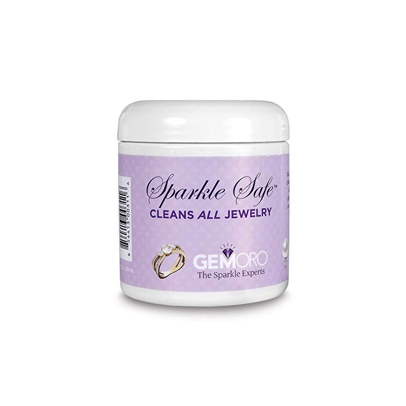 GemOro Sparkle Safe Jewelry Cleaner, Jar