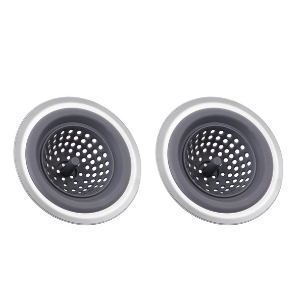 Simple Deluxe Silicone Kitchen Sink Drains Strainer, Wide Rim 4.65"