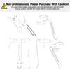 LIGHTFE B106 Flashlight Clip is Suitable for flashlights with a