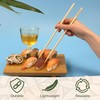 BambooMN Premium 5.9" - Mini Bamboo Chopsticks, Pocket Sized, Smaller