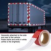 CARGEN DOT-C2 Reflective Tape, Bright White Red Safety Tape Outdoor