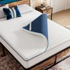 LINSY LIVING 4 Inches Twin Memory Foam Mattress Topper, Soft