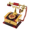 Dial Telephone Shaped Music Box Exquisite Retro Music Jewelry Box