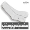 World's Softest Men's/Women's Classic Collection Crew Socks, WHITE, M8.5-12/W9-12.5