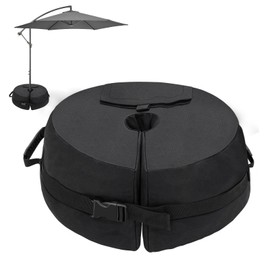 Patio Plus Circular Cut Cone 41 x 50 x 20 cm Umbrella Base Sandbags, Easy to Put on or Take Off with Handle Design, Waterproof Heavy Duty 900D Fabric
