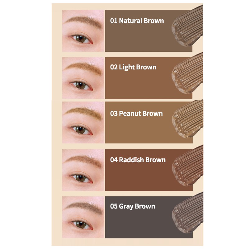 CLIO Kill Brow Color Brow Lacquer 6g, Shade:01 Natural Brown
