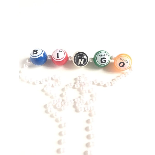 United Novelty Bingo Ball Bead Necklace
