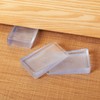 8 Pcs Rubbery Clear Table Shims, Level Wedge for Home