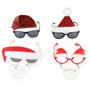 4pcs Santa Claus Cute Christmas Eyeglasses Costume Party Glasses Photography