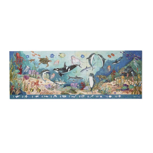 Melissa & Doug 48pc Under the Sea Search & Find Floor Puzzle