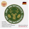 Hunting Sticker Premium Film "Hunting and Nature Protection" Roebuck with