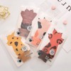 Guantes de baño exfoliantes WOONEKY 4 piezas – Diseño conejo