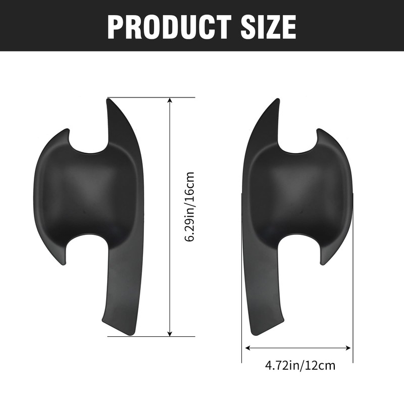 Hoypeyfiy 4 Pack Door Handle Bowl Cover Set, Waterproof Door