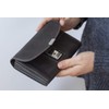 Waiter wallet cabdriver cabby purse Vintage-Style LEAS, Genuine leather, brown