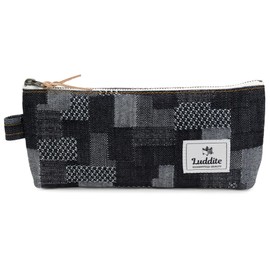 Radite LDD-GPN-101 Gusset Pencil Case, Jacquard Denim, Patchwork