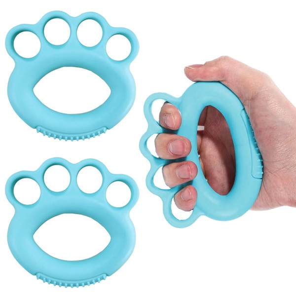 2 Pack Hand Exerciser Gripper Finger Rings Stress Relief Hand