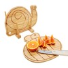 Youkoo Small Bamboo Cutting Board Set, Mini Fruit Wood Chopping