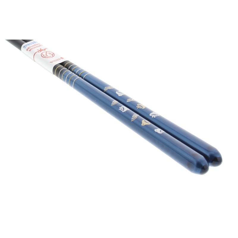 Ishida Wave Houndstooth Chopsticks Made in Japan Wooden (Natural Wood)