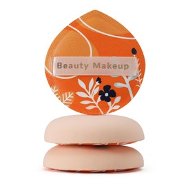 CORNERIA Large Makeup Sponge, Super Soft Makeup Beauty Blender Quick Application of Makeup in 3s, Wet Dry Makeup Tool, Powder Puff for Liquid Foundation, Loose Powder (Light Yellow)