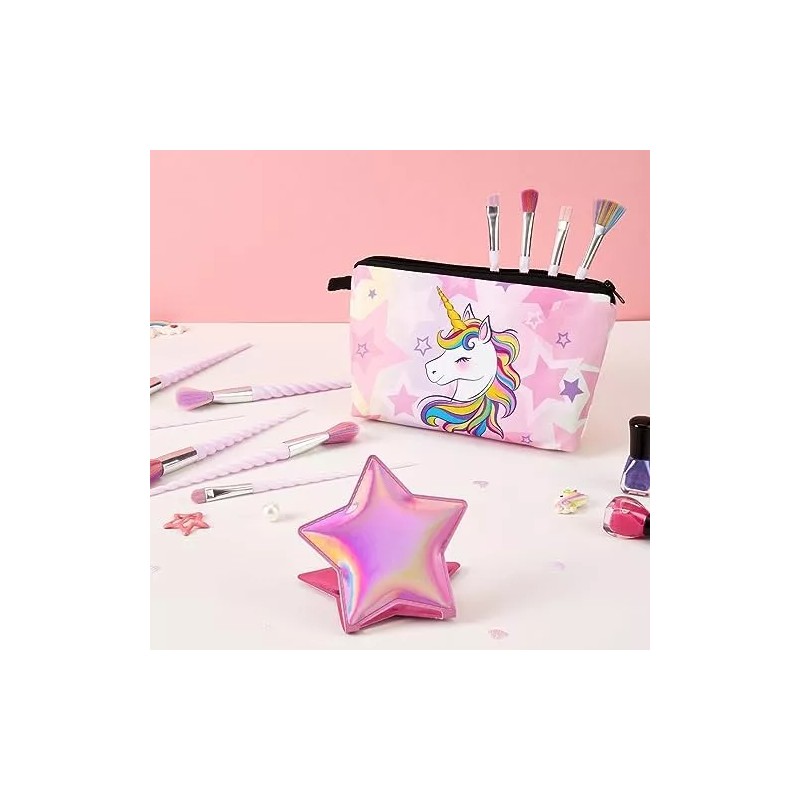 WERNNSAI Juego De Brochas De Maquillaje De Unicornio, 12 Brochas