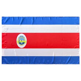 Durabol Flag of Costa Rica 5ft x 3ft (150 x 90 cm) - Double Stitched