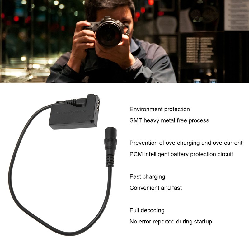 ACK E15 AC Power Adapter LP E12 Dummy Battery for