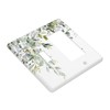 Green Eucalyptus Combination Wall Plate 1 Toggle 1 Rocker Switch