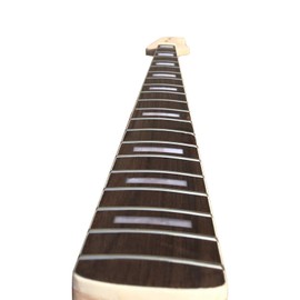 Vetimobato Maple Bass Guitar Neck Precision Bass/Jazz Bass Neck Maple/Rosewood Fretboard Bolt On Finished/Unfinished Bass Neck Replacement (4 String 22 Fret 32inch 38mm Nut and 65mm Heel)