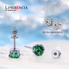 limerencia Pure Titanium CZ Stud Earrings Hypoallergenic F136 Implant Grade