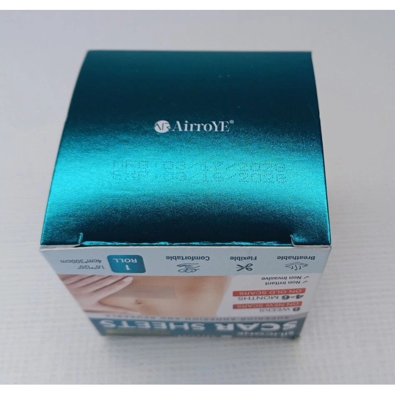 Airroye 1 Roll Silicone Adhesive Scar Sheets 1.6" x 120