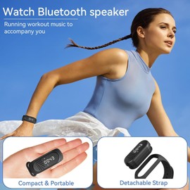 Wearable Bluetooth Speaker Mini Wireless Sound System Perfect for Travel Outdoors Ideal Gift for Men Women Portable Bluetooth Sound Device Bluetooth Music Player for Hiking Camping Activities