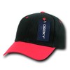DECKY Deluxe Baseball Cap, Black/Red