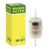 Original MANN-FILTER Fuel filter WK 42/1 – For Passenger Cars