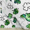 Yibeas Watercolour and Ink Shamrocks Cloth Napkins Set of 4