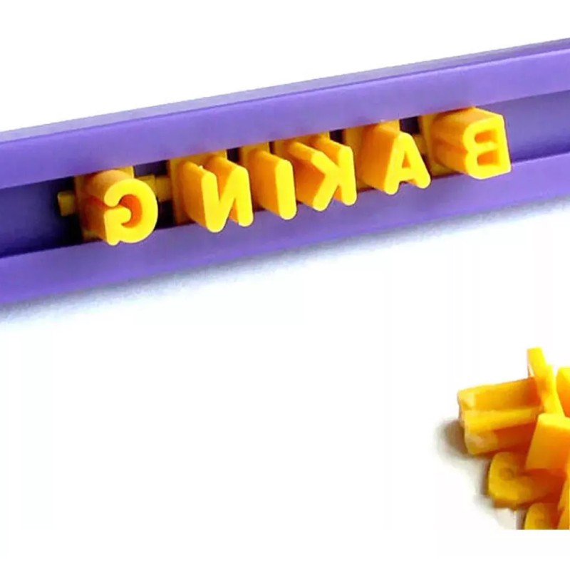 Launers Marcador De Letras Y Números Para Hornear Galletas Sello