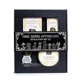 Three Sisters Bath & Body Boxed Gift Set (Ylang Ylang and Cedar)