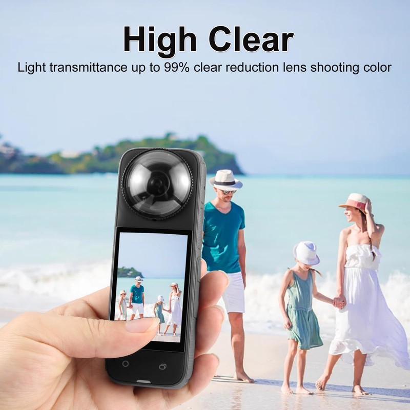 PULUZ Rotating Premium Lens Guard for Insta360 X4 Lens Protector,Optical