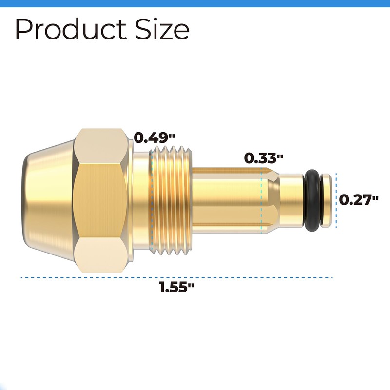 PalpitateC F221889 Replacement for Mr. Heater Nozzle Kit #28743 (2003