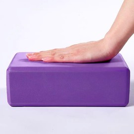 2PCS EVA Yoga Block Brick Foaming Home Exercise Practice Fitness Gym Sport Tool, Versatile Fitness Bricks for Stretching, Strengthening & Balance, Compatible with Yoga & Pilates, Portable and Non-Toxic