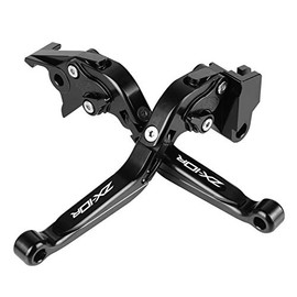 Brake & Clutch Levers Set Foldable Extendable CNC For Kawasaki ZX10R 2006-2015 Black