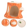Kisangel Hamster Ceramic Nest Cooling House Hideout for Pets and