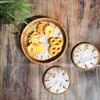 Chicapica 6" Mini Lazy Susan Turntable with 2 Rattan Coasters
