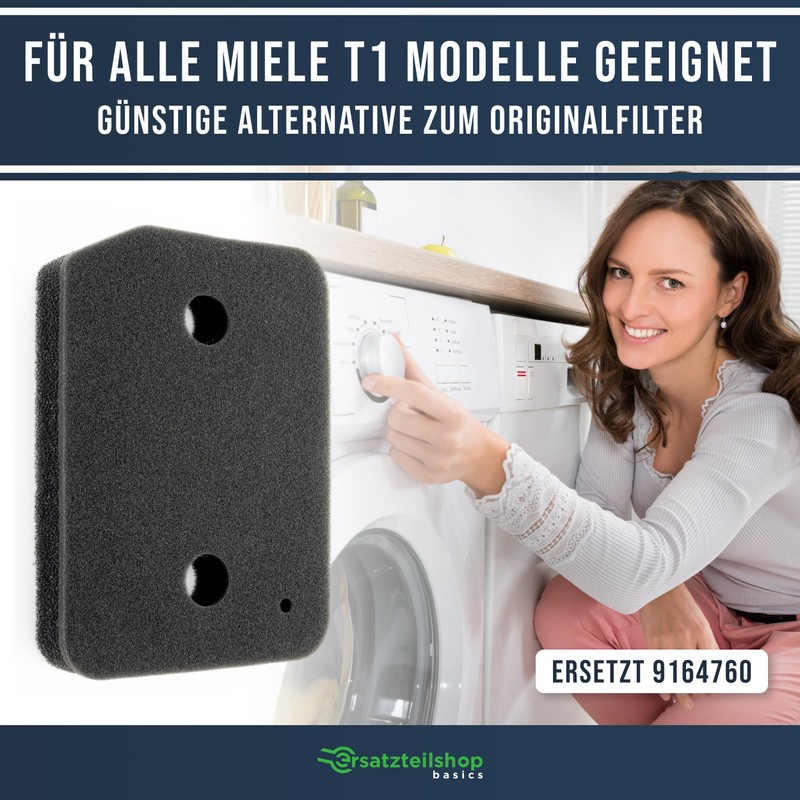Filter for Miele 9164761 Dryer Heat Pump Dryer 207 x
