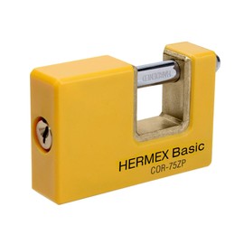 Hermex Basic COR-75ZP, Candado antipalanca, 75 mm, cuerpo metálico